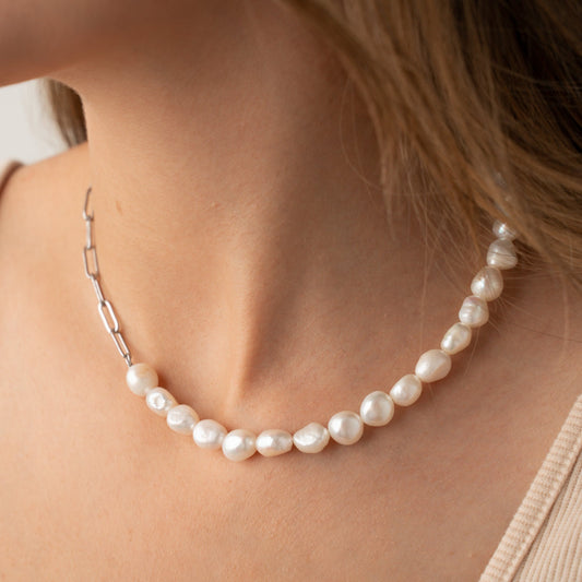 LORI Dual Baroque Pearl Necklace