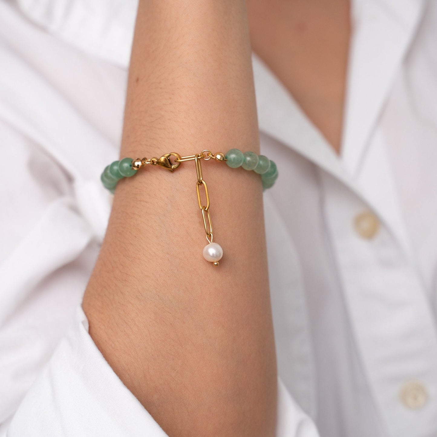 MIRA Green Aventurine Bracelet