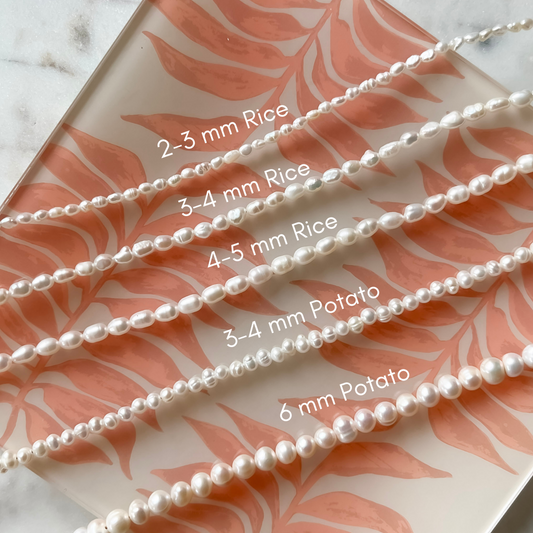 CLAM 5 Sizes Freshwater Pearl Necklace Choker