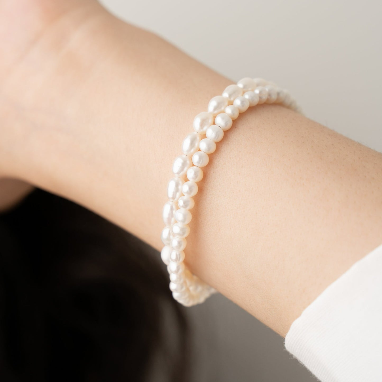 FIONA Double Wrap Pearl Bracelet