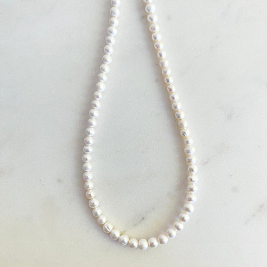 CARA 8mm Real Freshwater Pearl Necklace