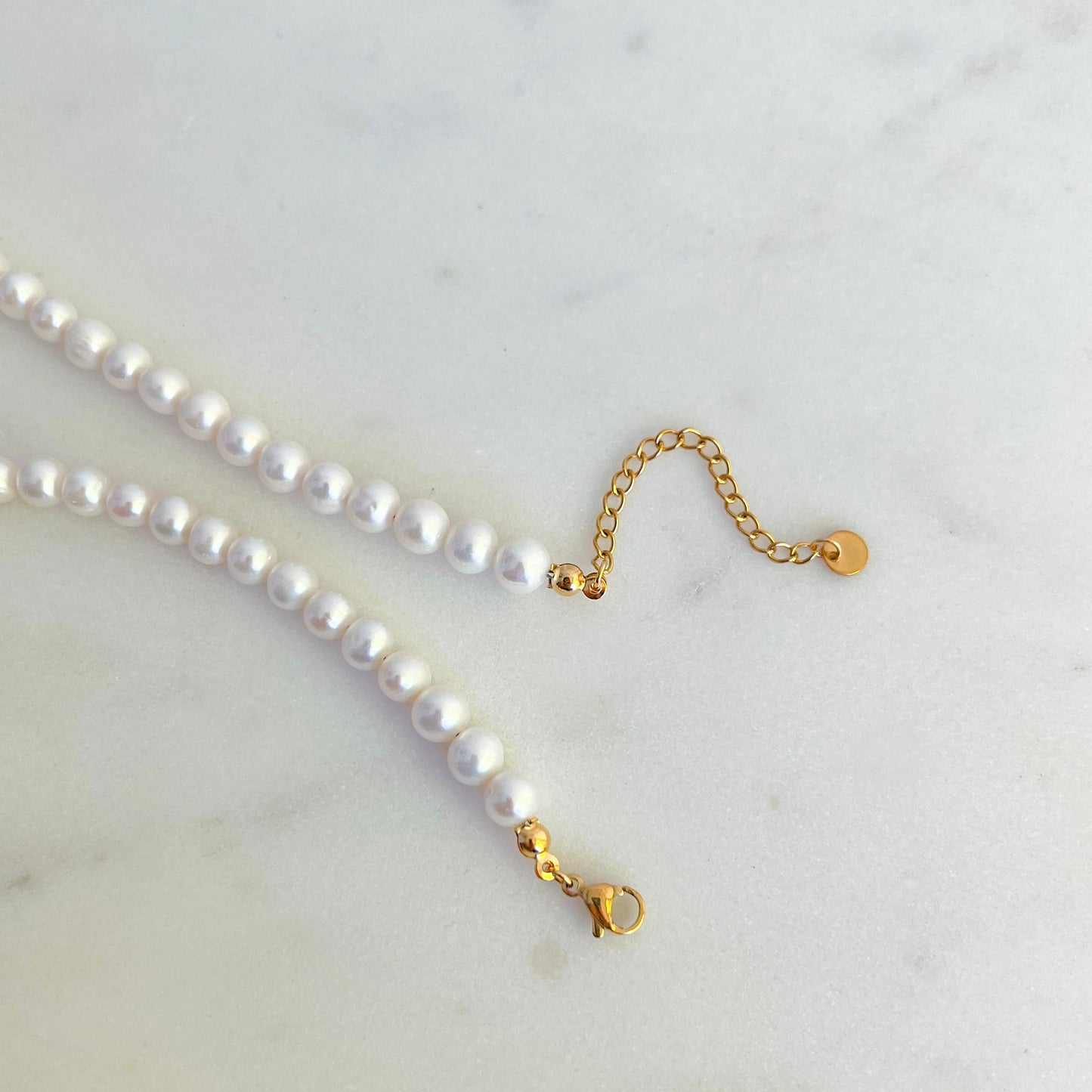 CARA 8mm Real Freshwater Pearl Necklace