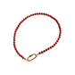 CARMEN Red Carnelian Beaded Necklace