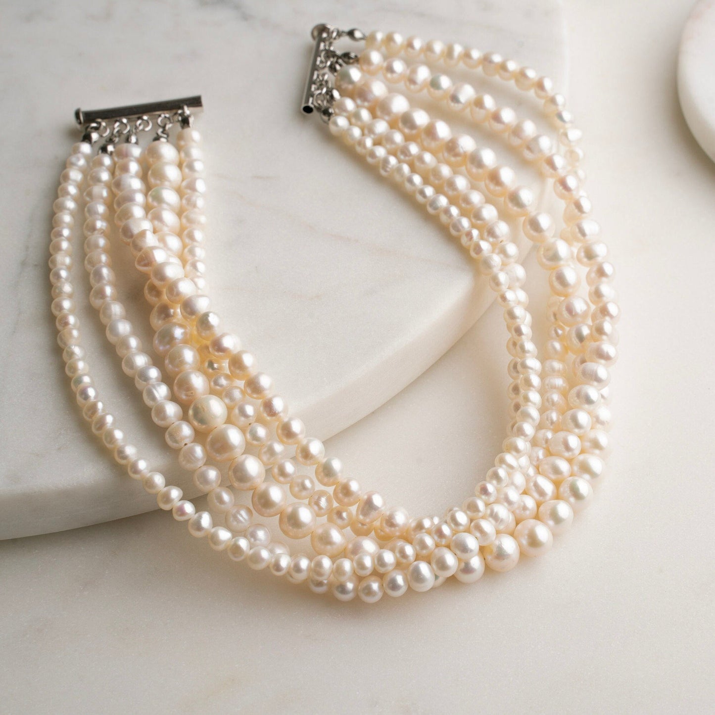 DIANA Multi Layered Pearl Choker