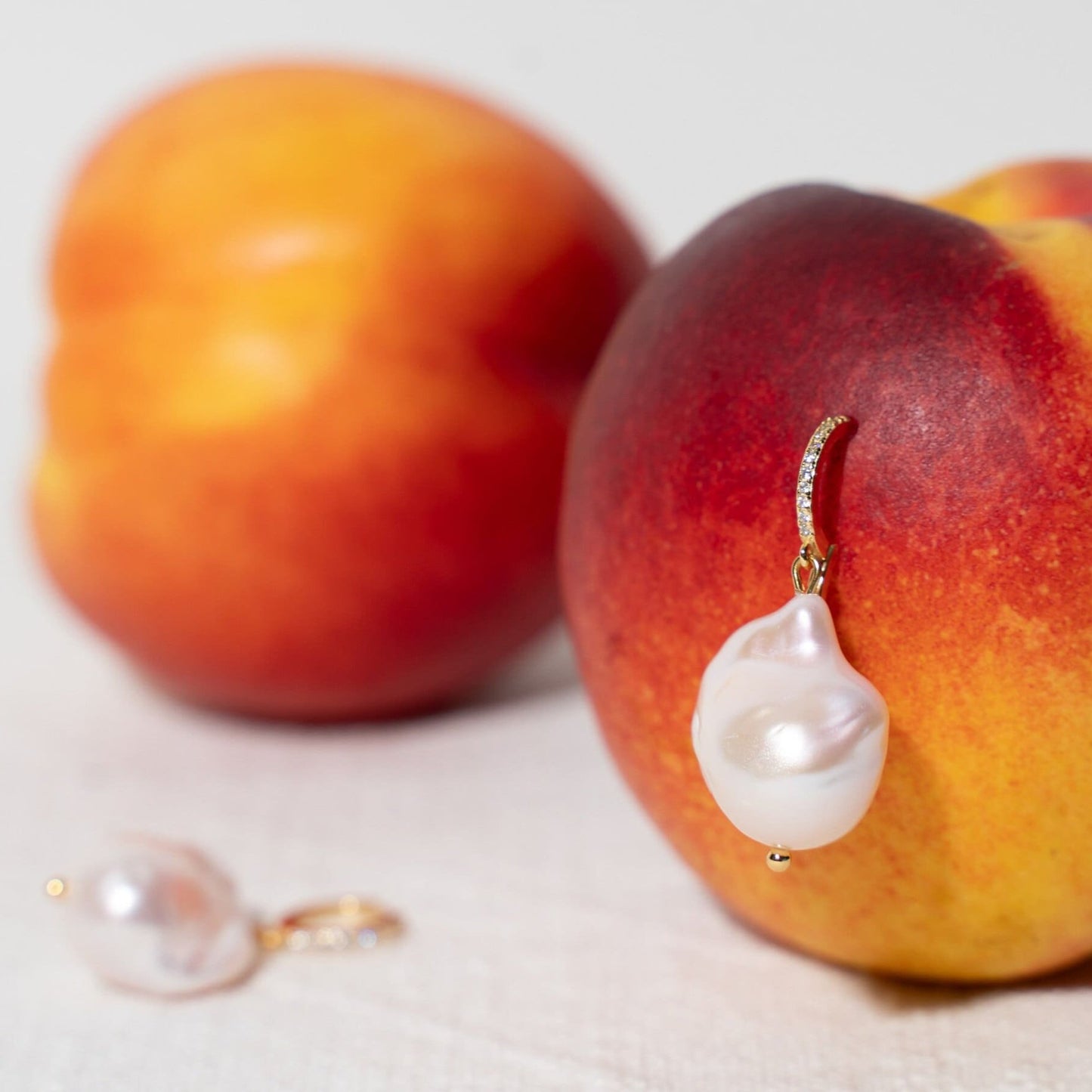 KYOTO Large Baroque Pearl Earrings