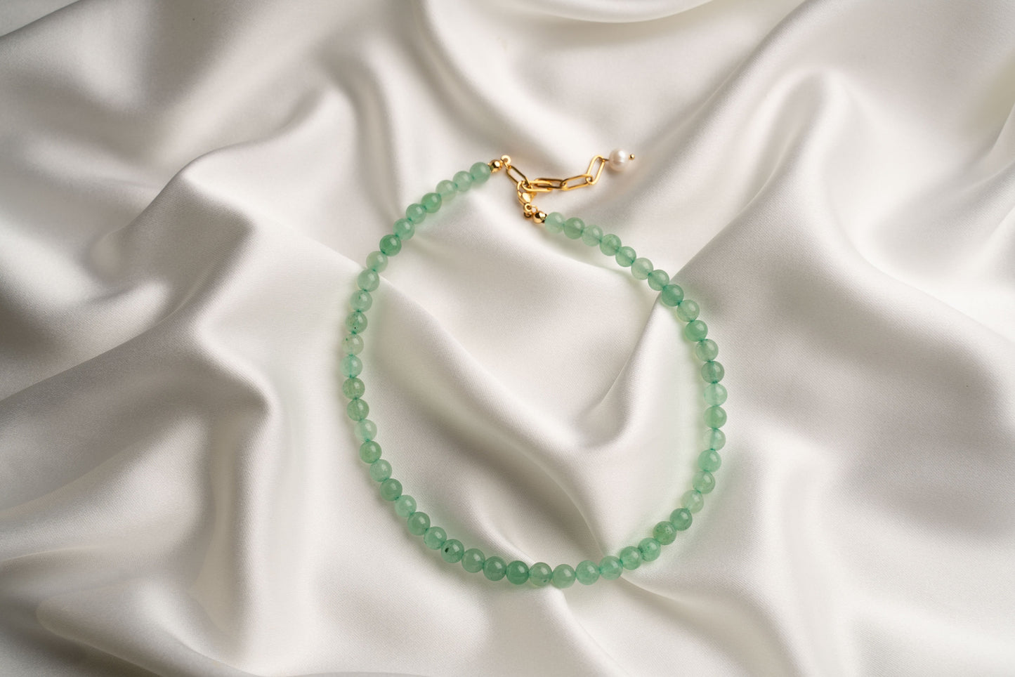 CAPRI Emerald Green Aventurine Necklace