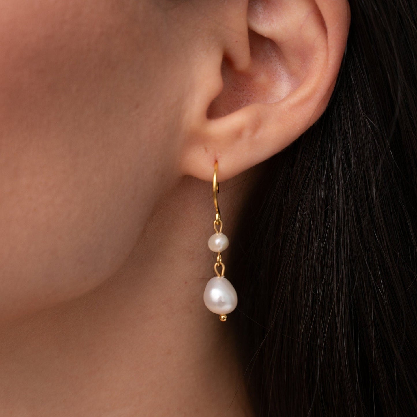 HAZEL Baroque Pearl Earrings