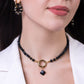 CAPRICORN Black Onyx Beaded Necklace