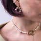 LEXI 12 mm Baroque Pearl Huggie Hoop Earrings