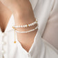 ANI Double White Freshwater Pearl Bracelet