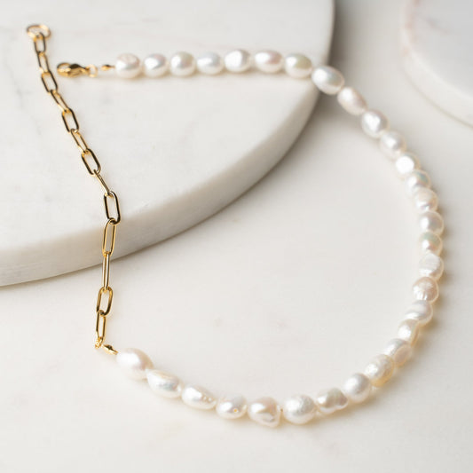 LORI Dual Baroque Pearl Necklace